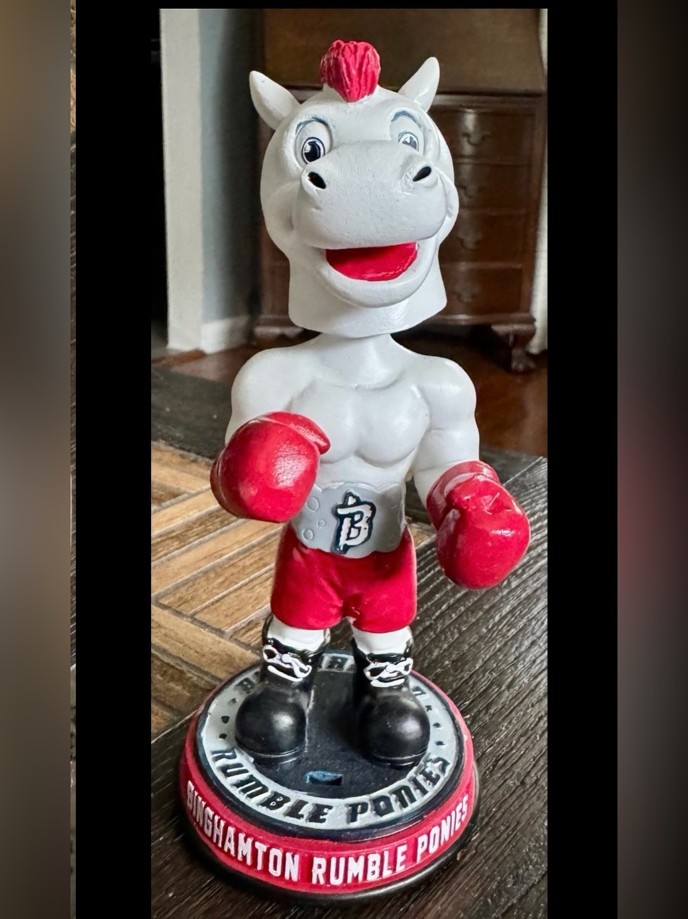Binghamton Rumble Ponies Boxing Pony Bobblehead